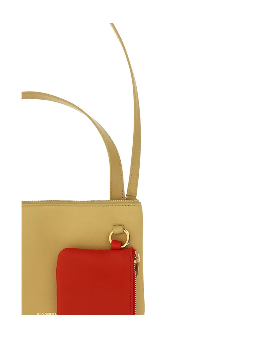 Logo-Printed Zipped Crossbody Bag