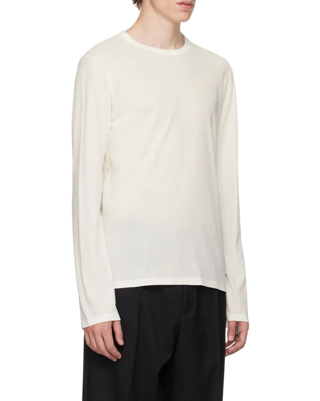 Crewneck Long-Sleeved T-Shirt