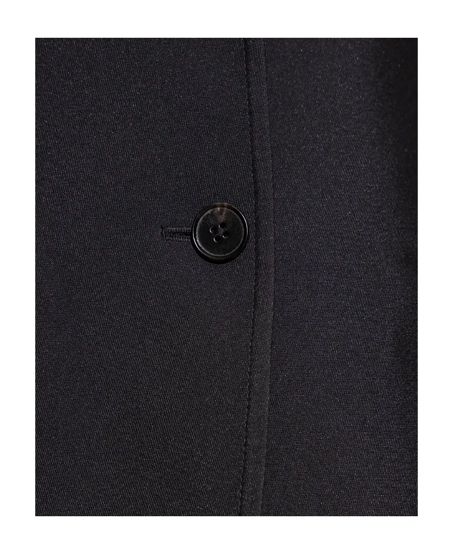 Long-Sleeved Single-Breasted Blazer