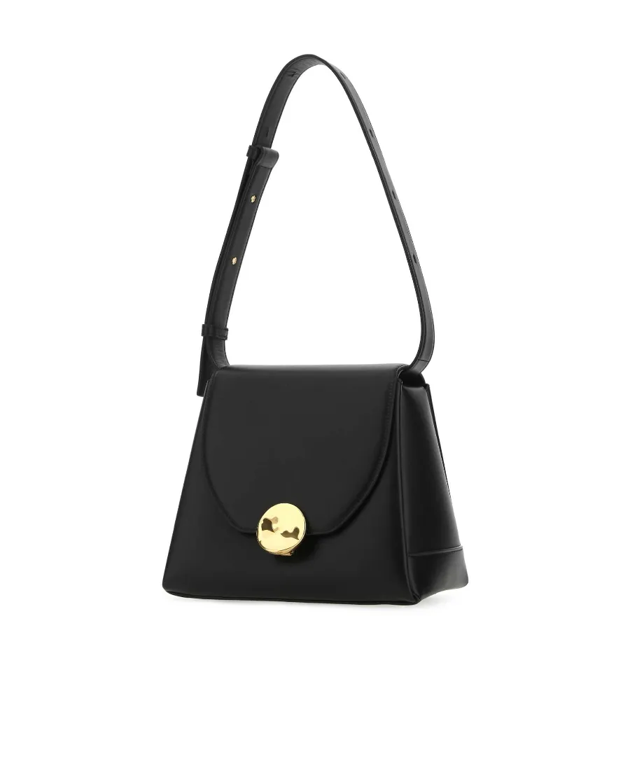 Logo Detailed Foldover Shoulder Bag