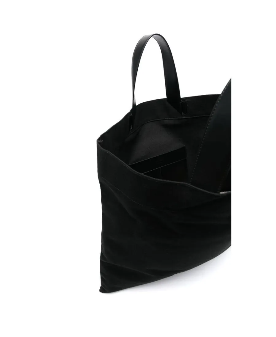 Logo Printed Top Handle Bag