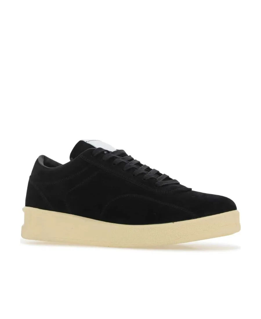 Lace-Up Leather Sneakers