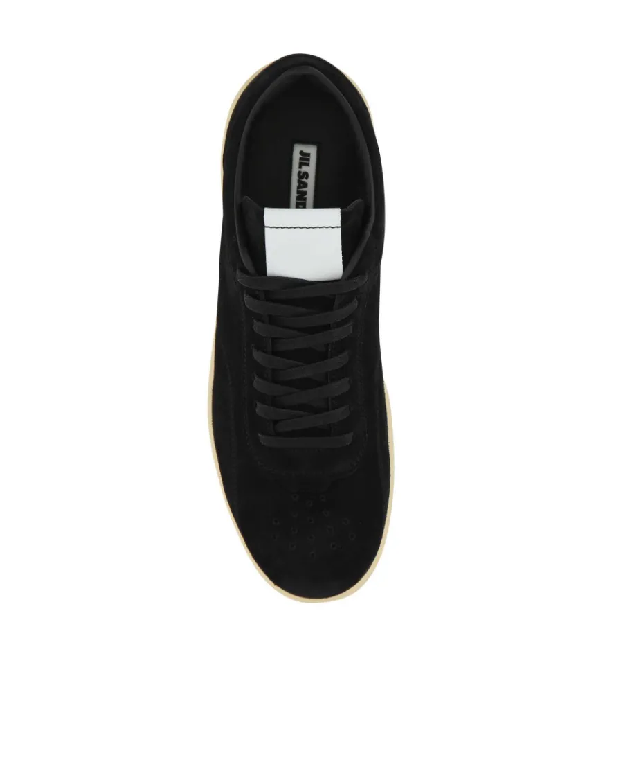 Lace-Up Leather Sneakers