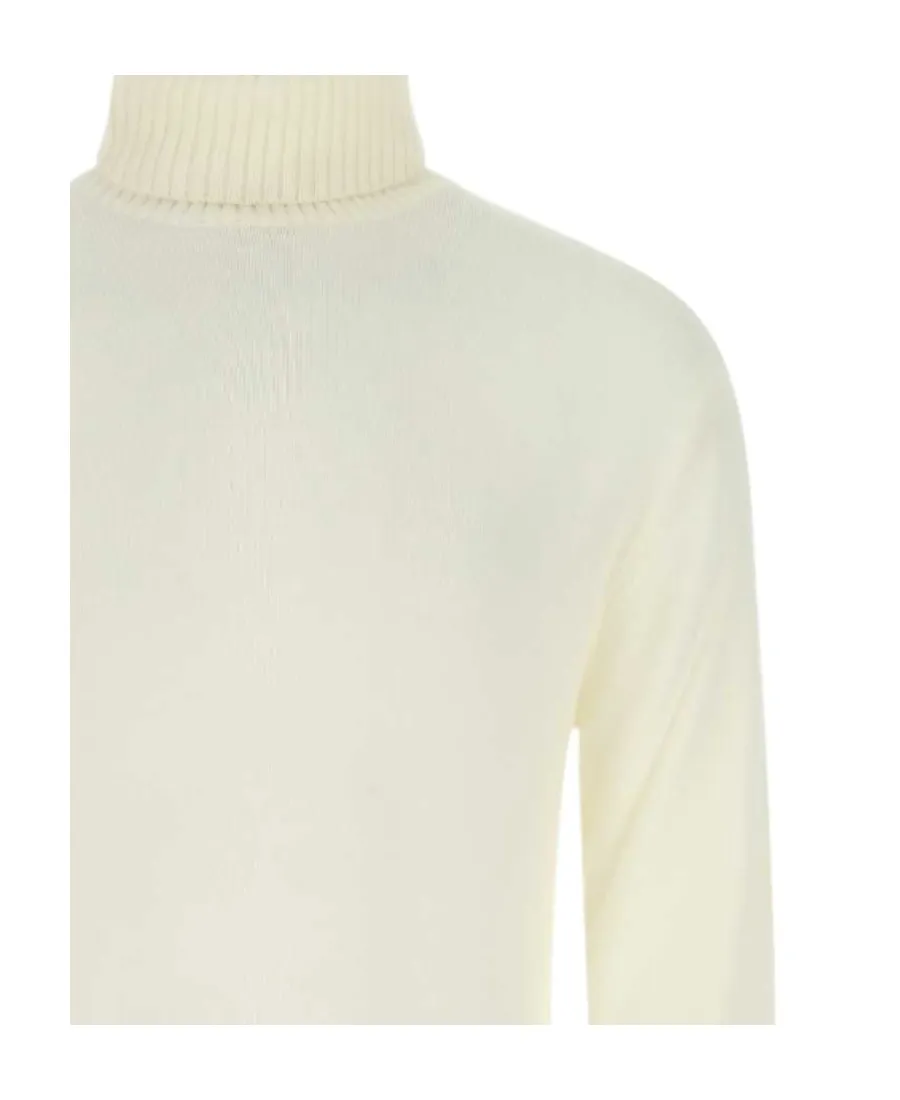 Roll-Neck Long-Sleeved Knitted Sweater