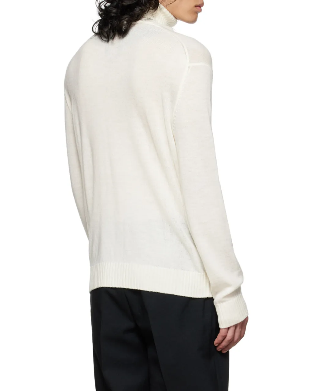 Roll-Neck Long-Sleeved Knitted Sweater