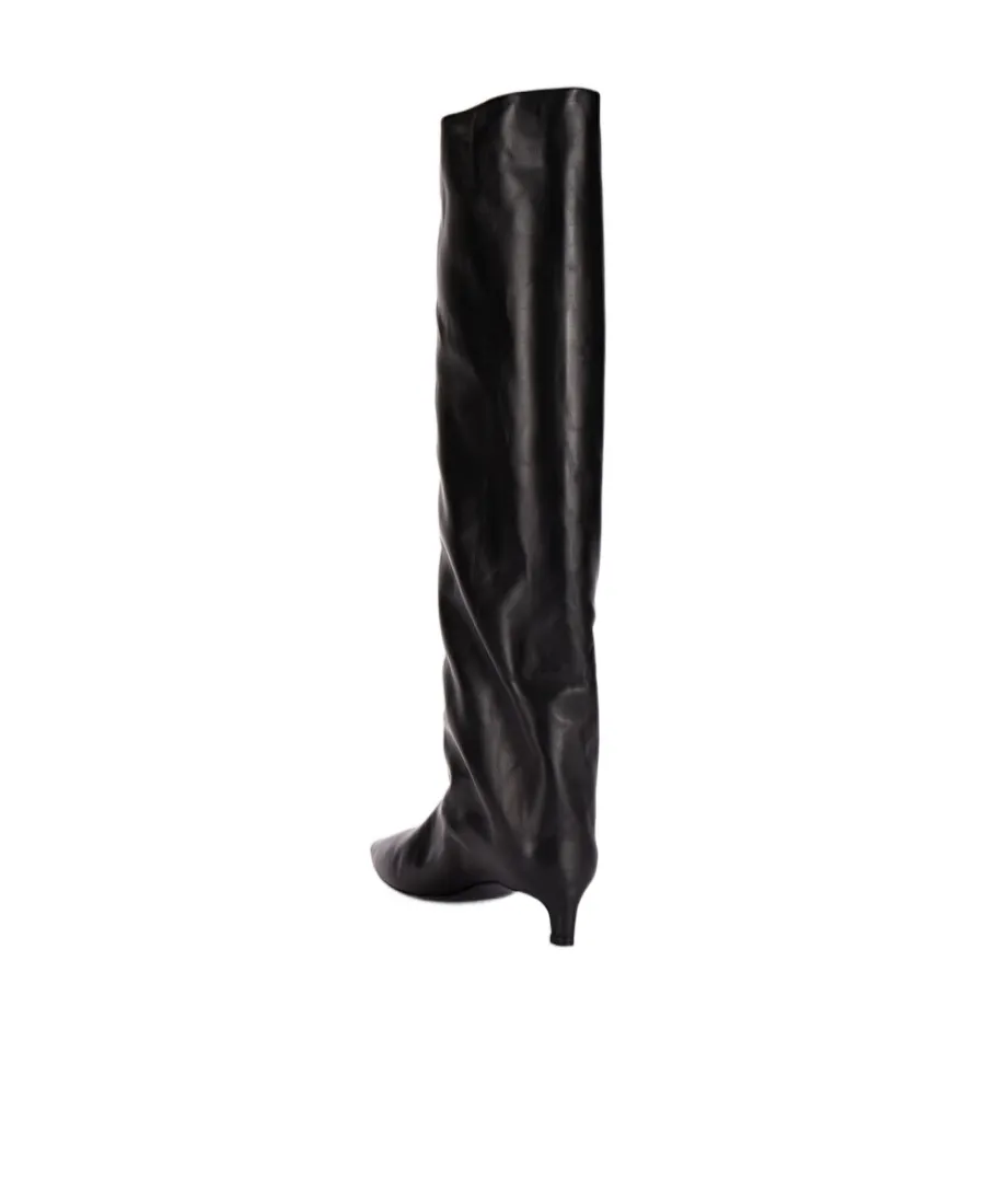 Knee-High Pointed Toe Boots