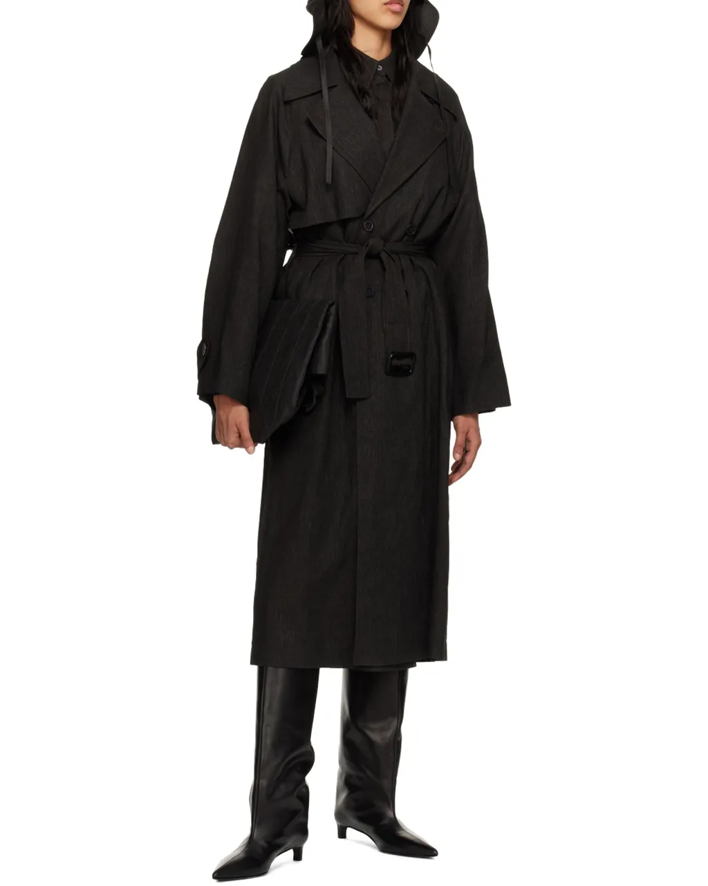 Knee-High Pointed Toe Boots