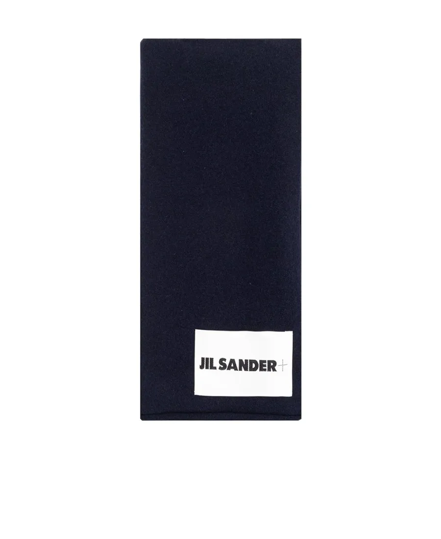 Logo Patch Knitted Scarf