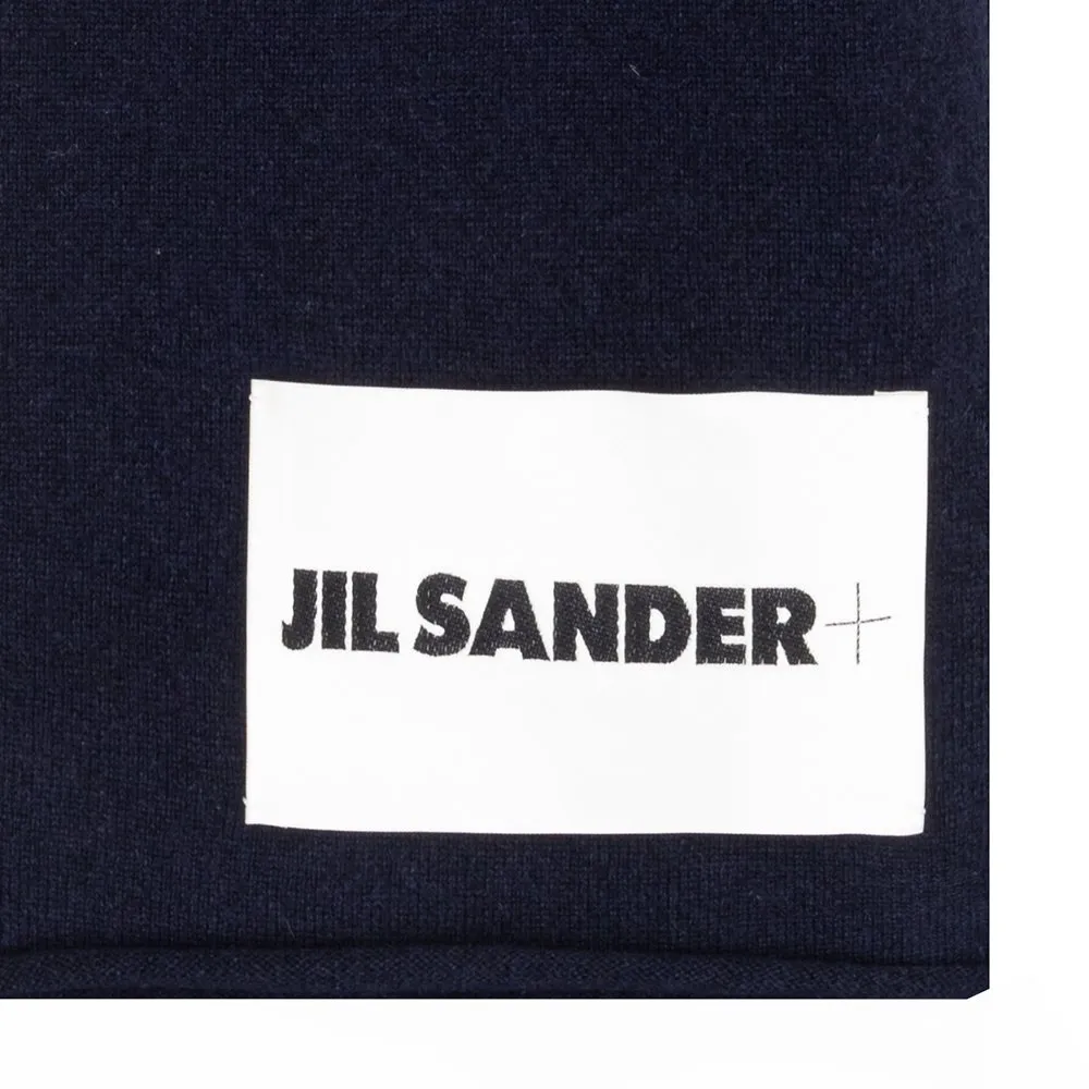 Logo Patch Knitted Scarf
