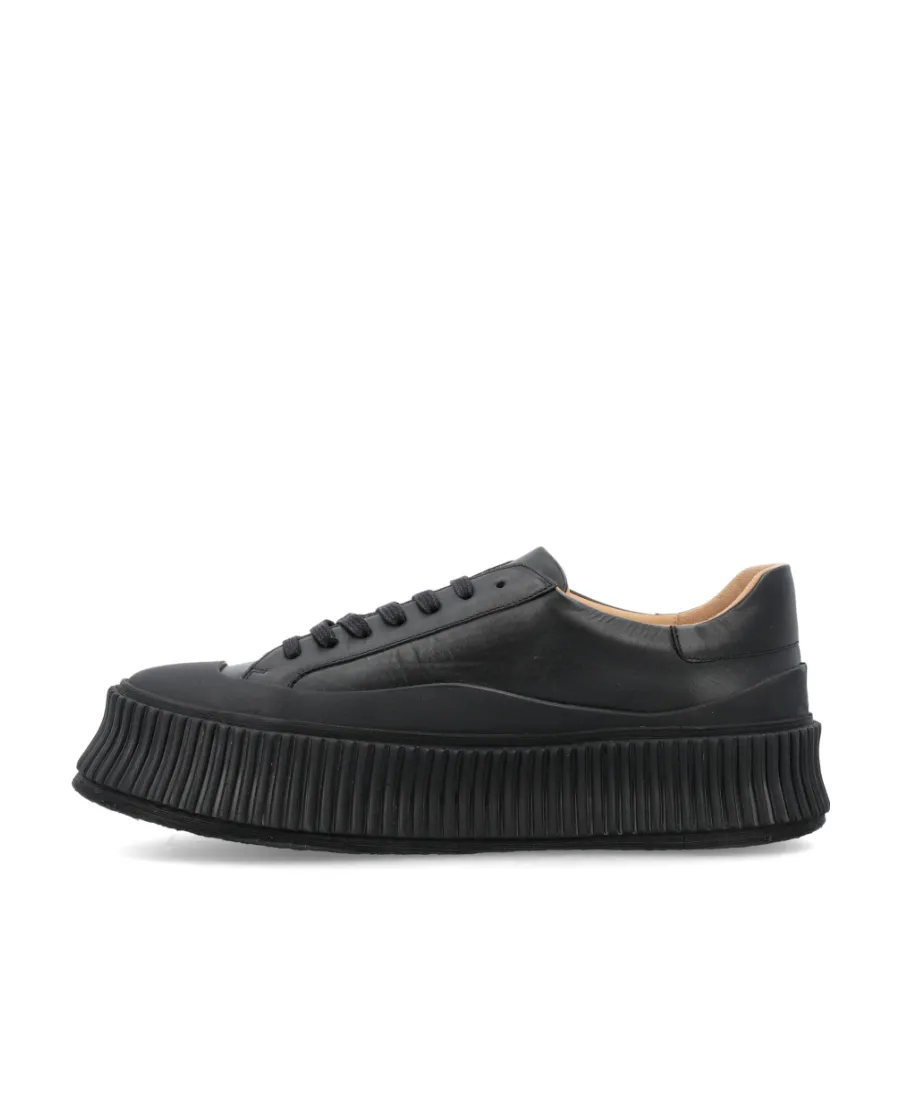 Round-Toe Low-Top Sneakers