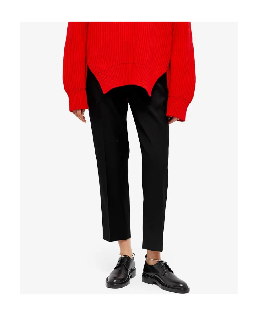 Straight Leg Tailored Trousers