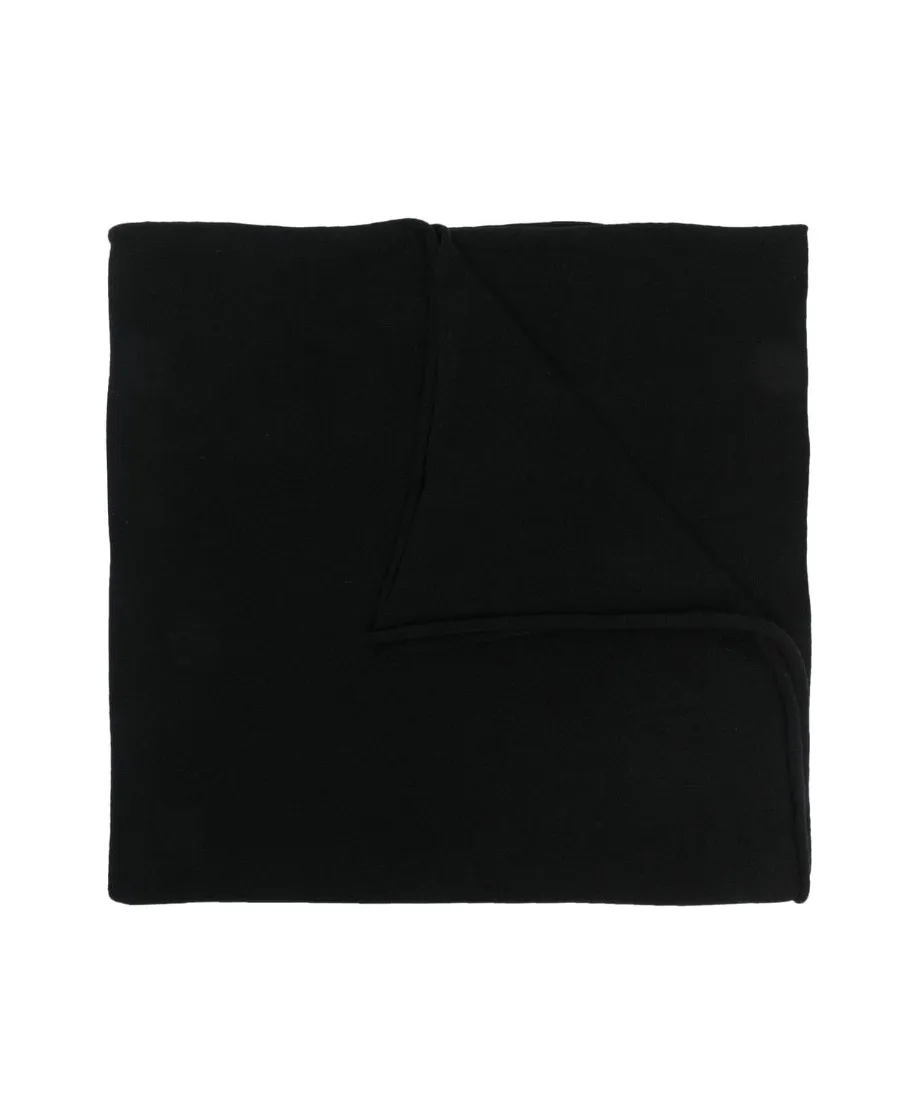 Cashmere Logo-Patch Scarf