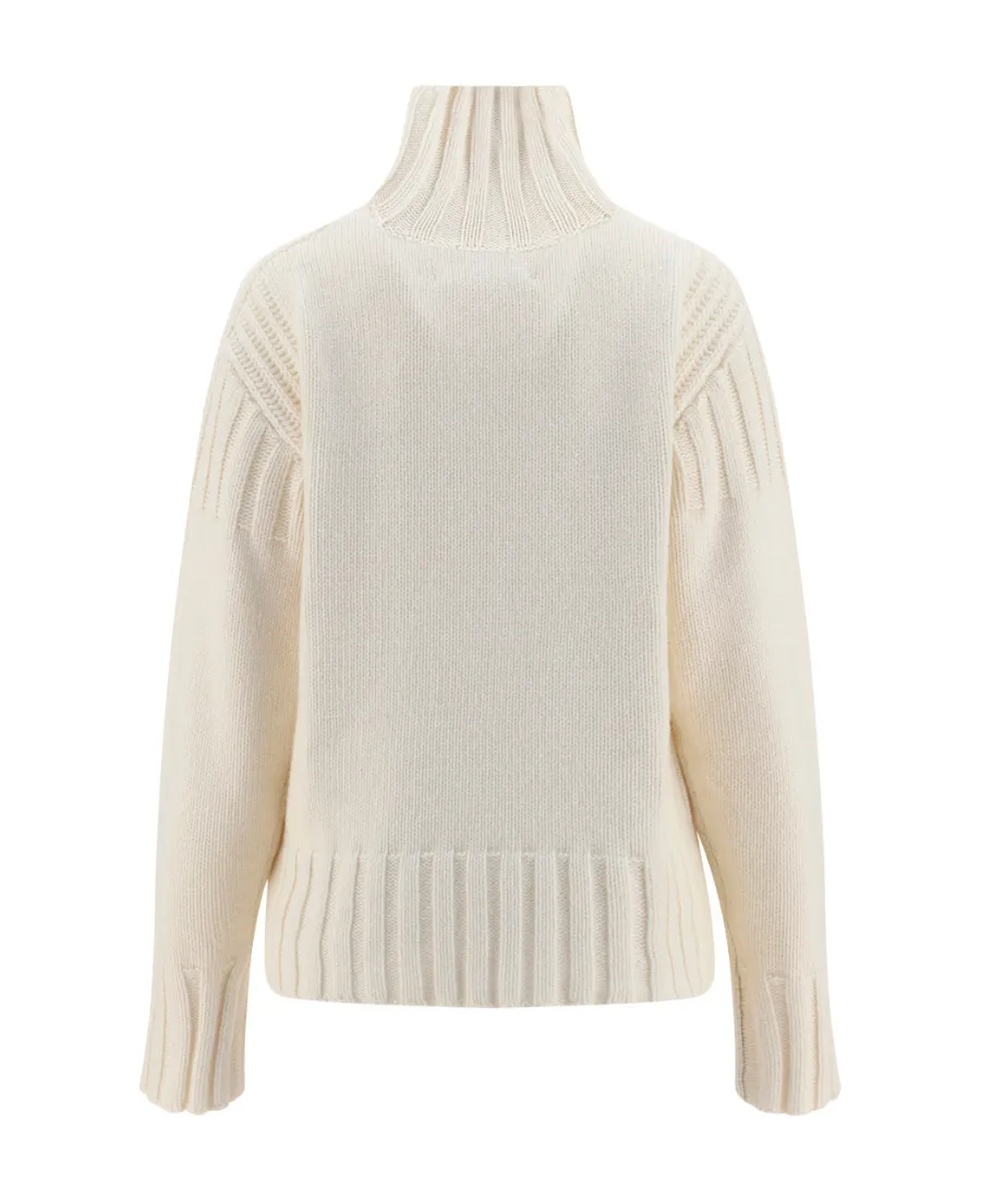 Roll-Neck Knitted Jumper