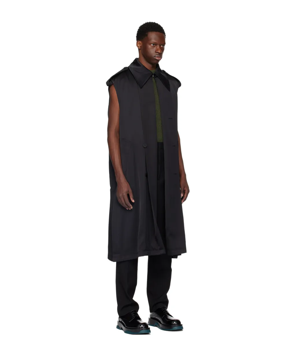 Belted Long Gilet
