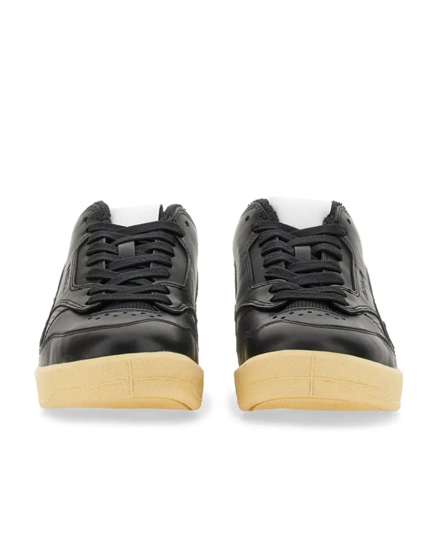 Round-Toe Lace-Up Sneakers