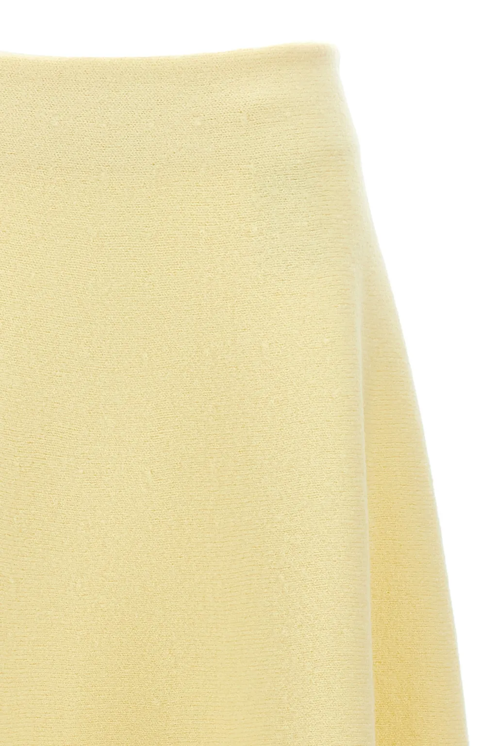High-Waist A-Line Midi Skirt