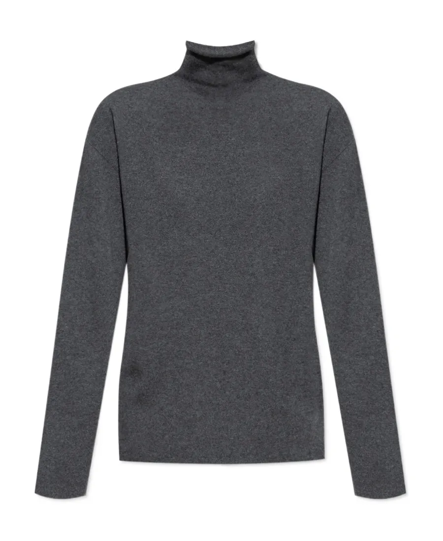 Long-Sleeved Turtleneck Knitted Jumper