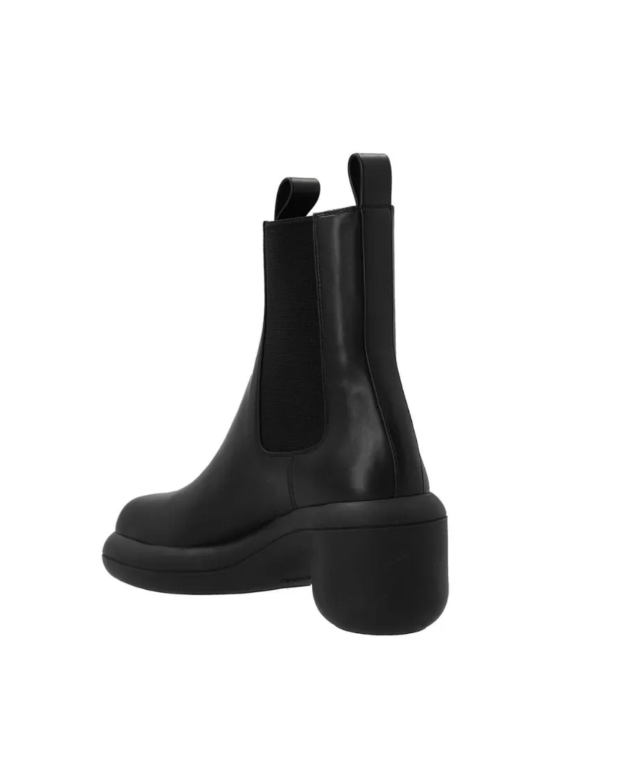 Round-Toe Ankle Boots