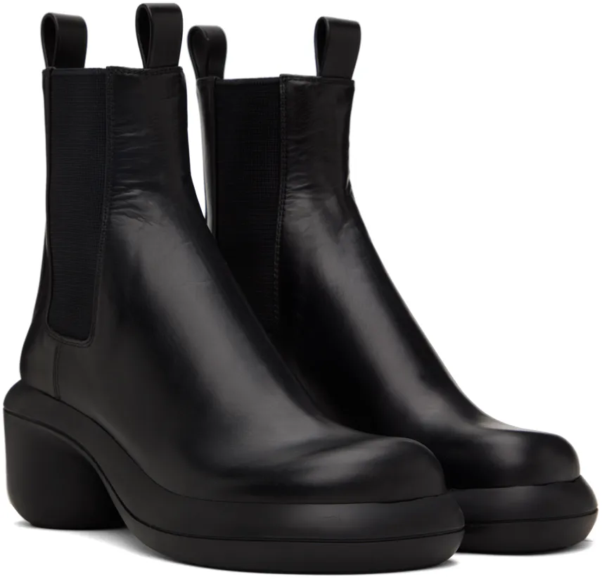 Round-Toe Ankle Boots