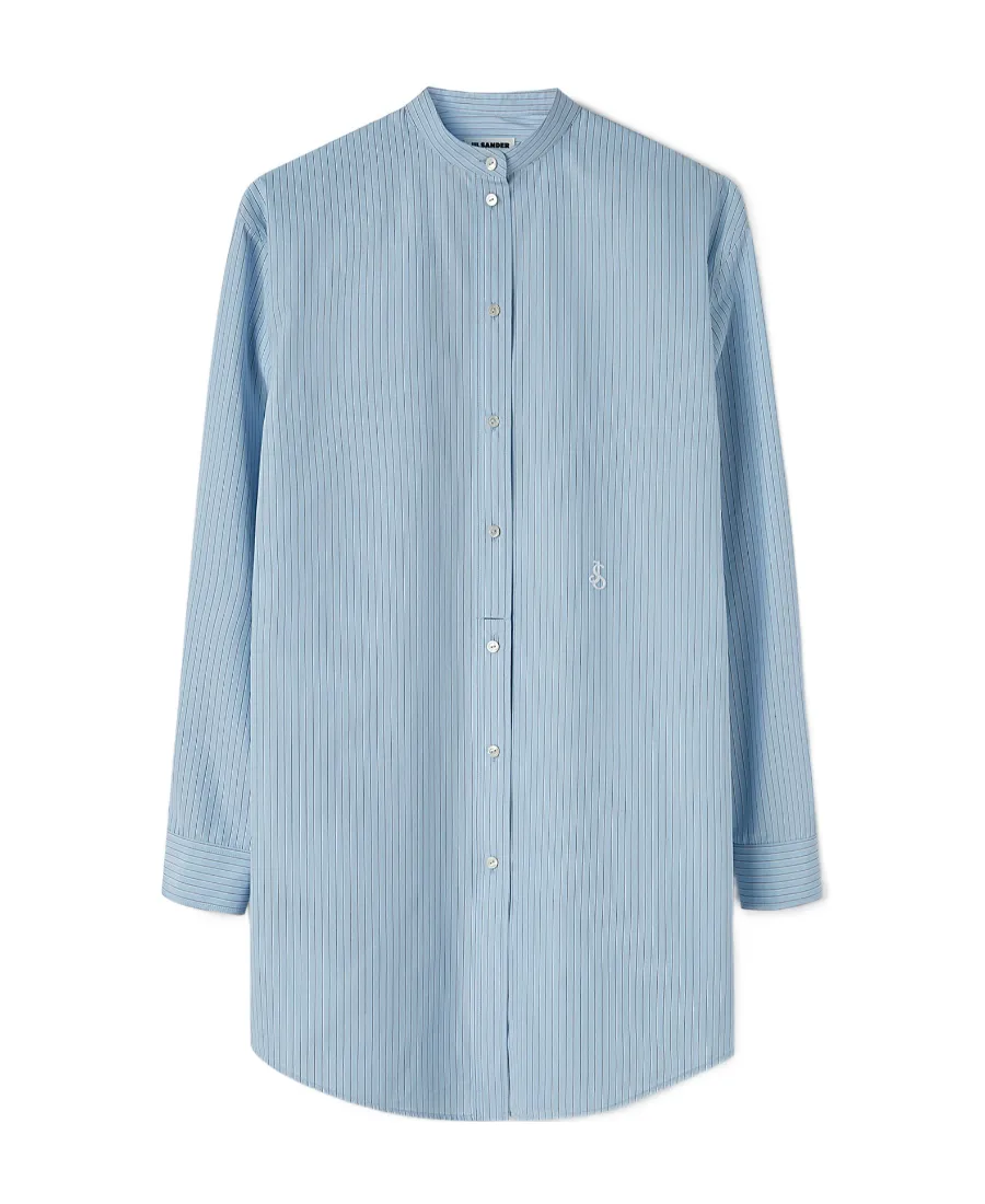 Striped Poplin Shirt