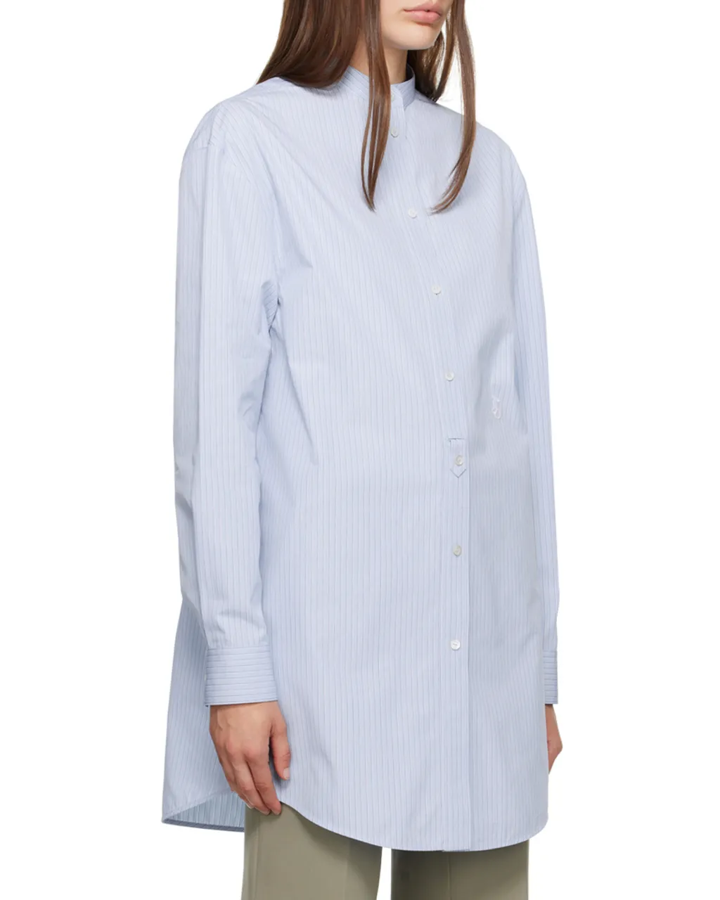 Striped Poplin Shirt
