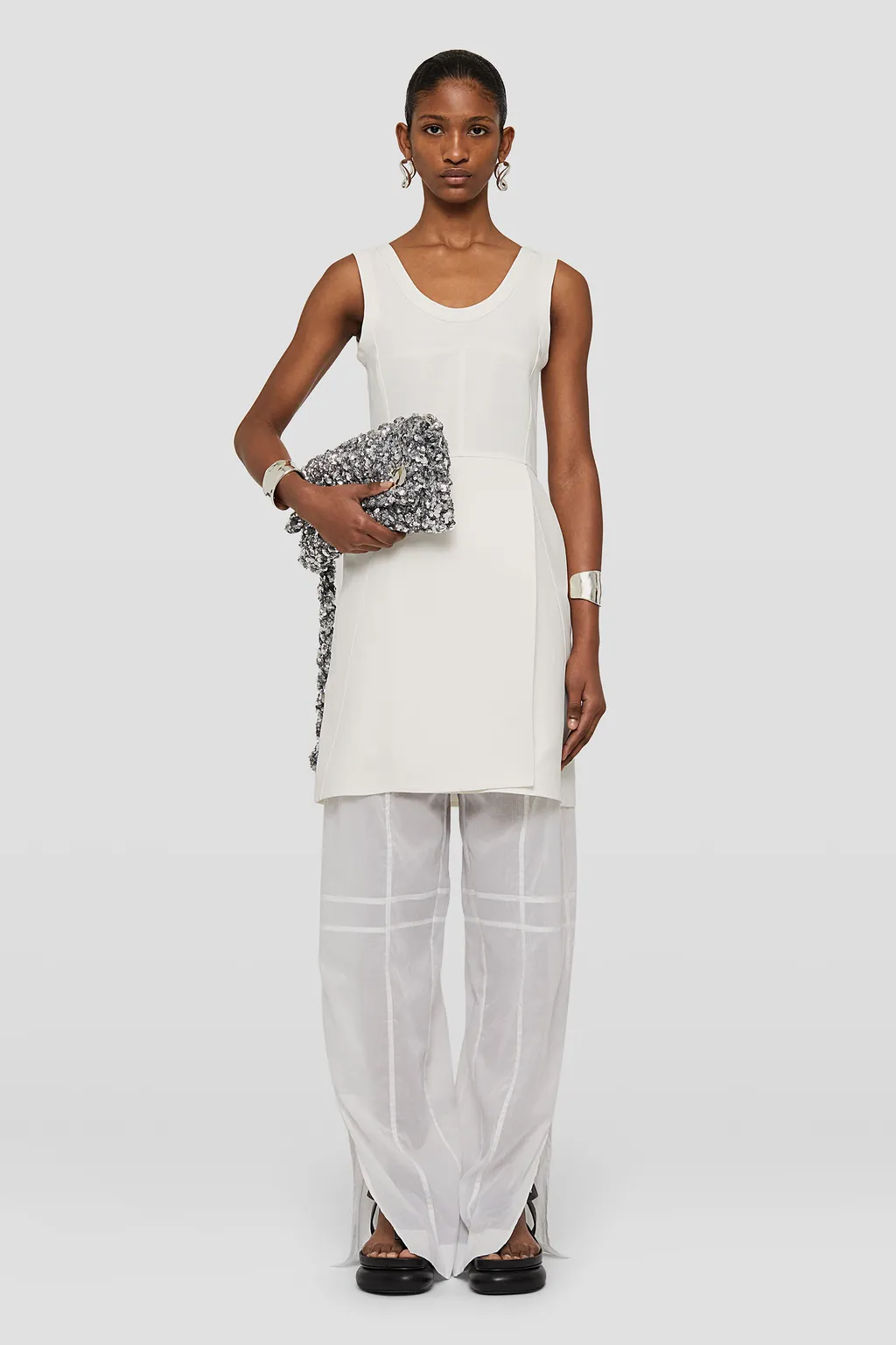 Sleeveless A-Line Dress