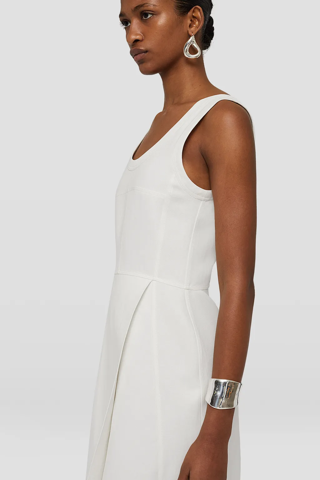 Sleeveless A-Line Dress