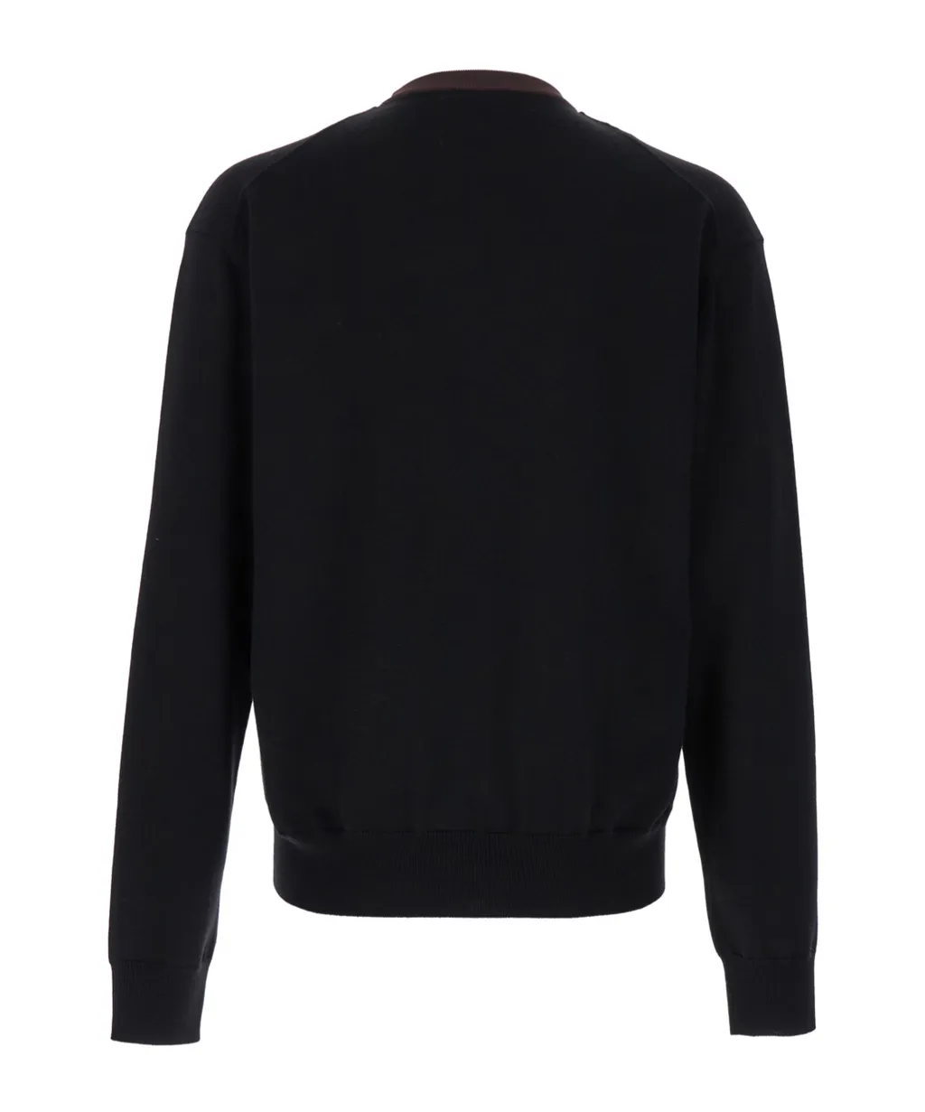 Double Neck Knitted Jumper