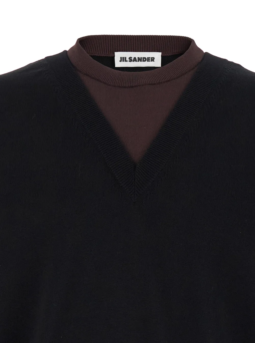 Double Neck Knitted Jumper