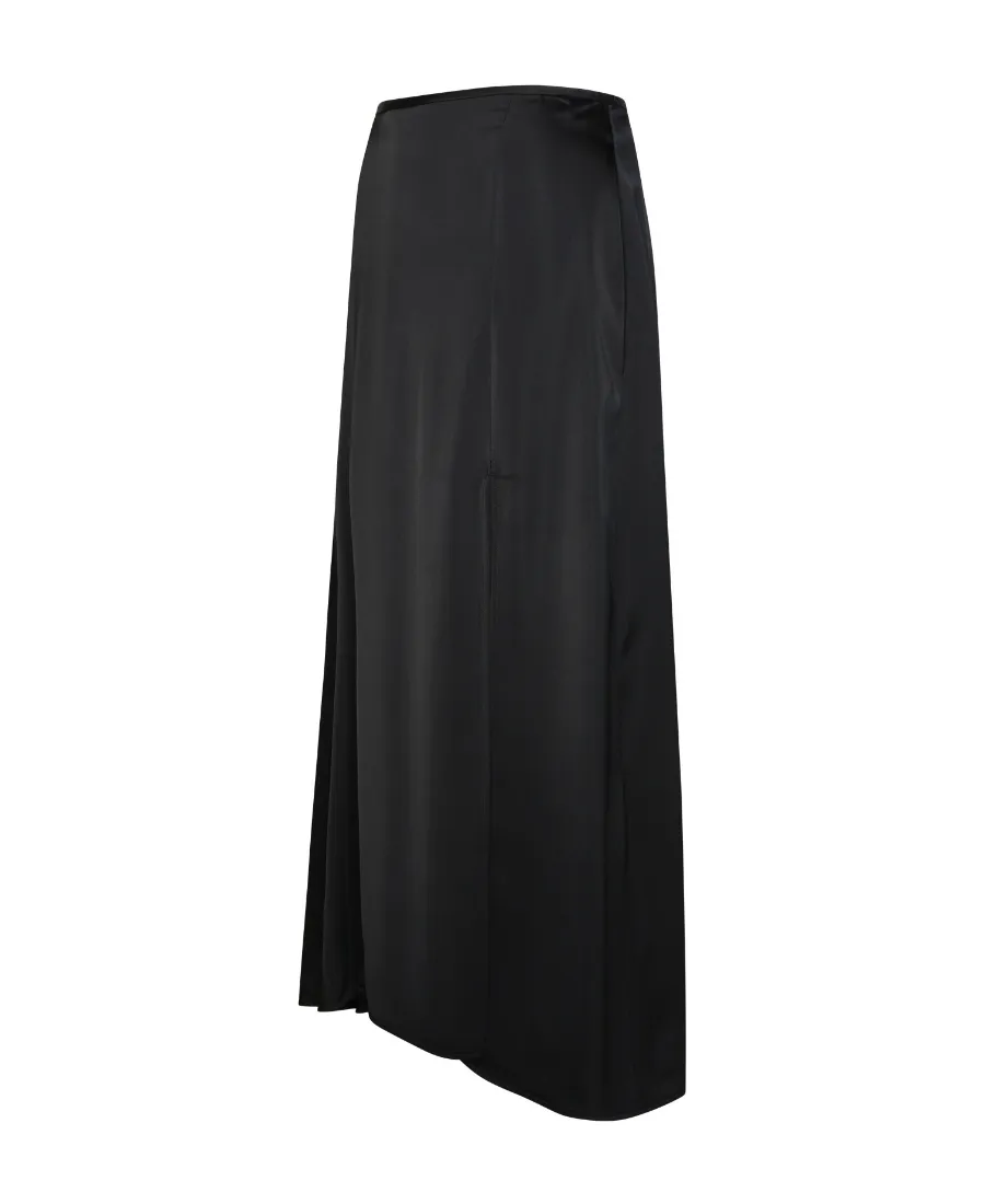 Midi Satin Skirt