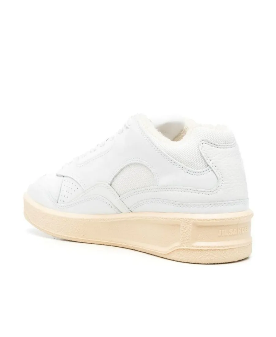 Round Toe Lace-Up Sneakers