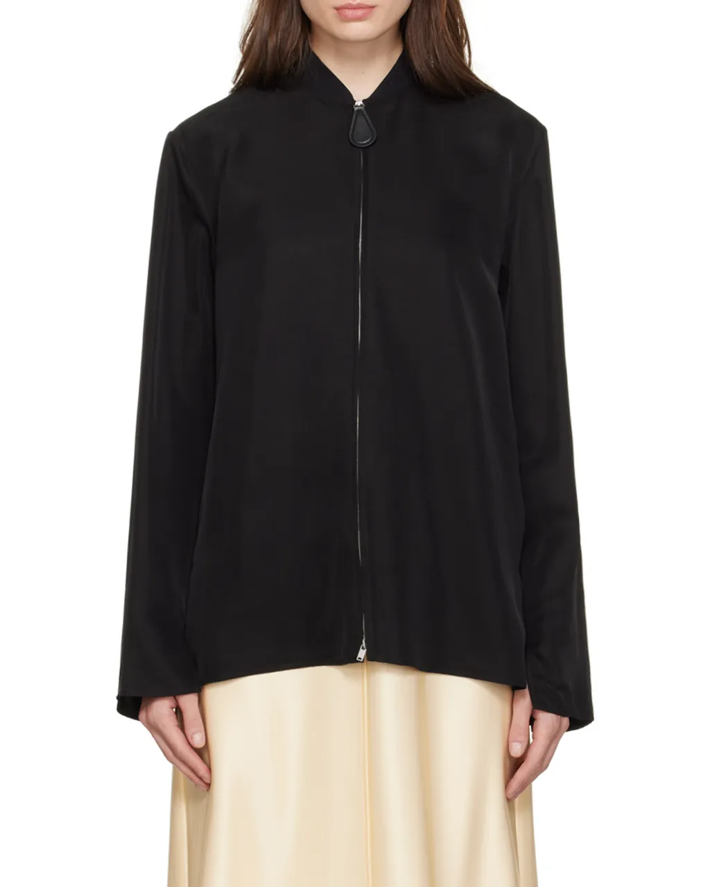 Long Sleeved Zipped Shirt