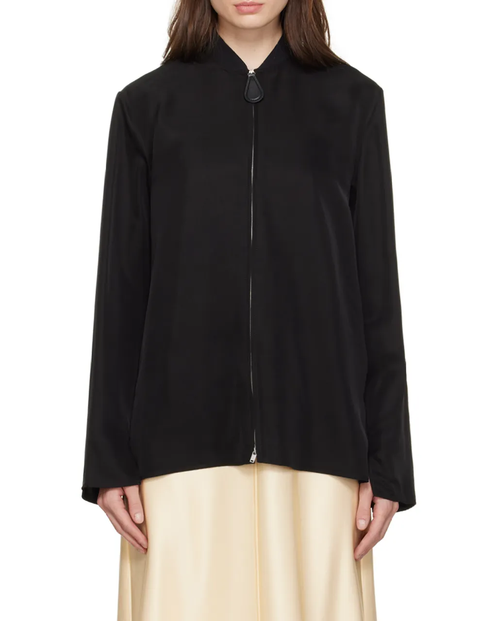 Long Sleeved Zipped Shirt