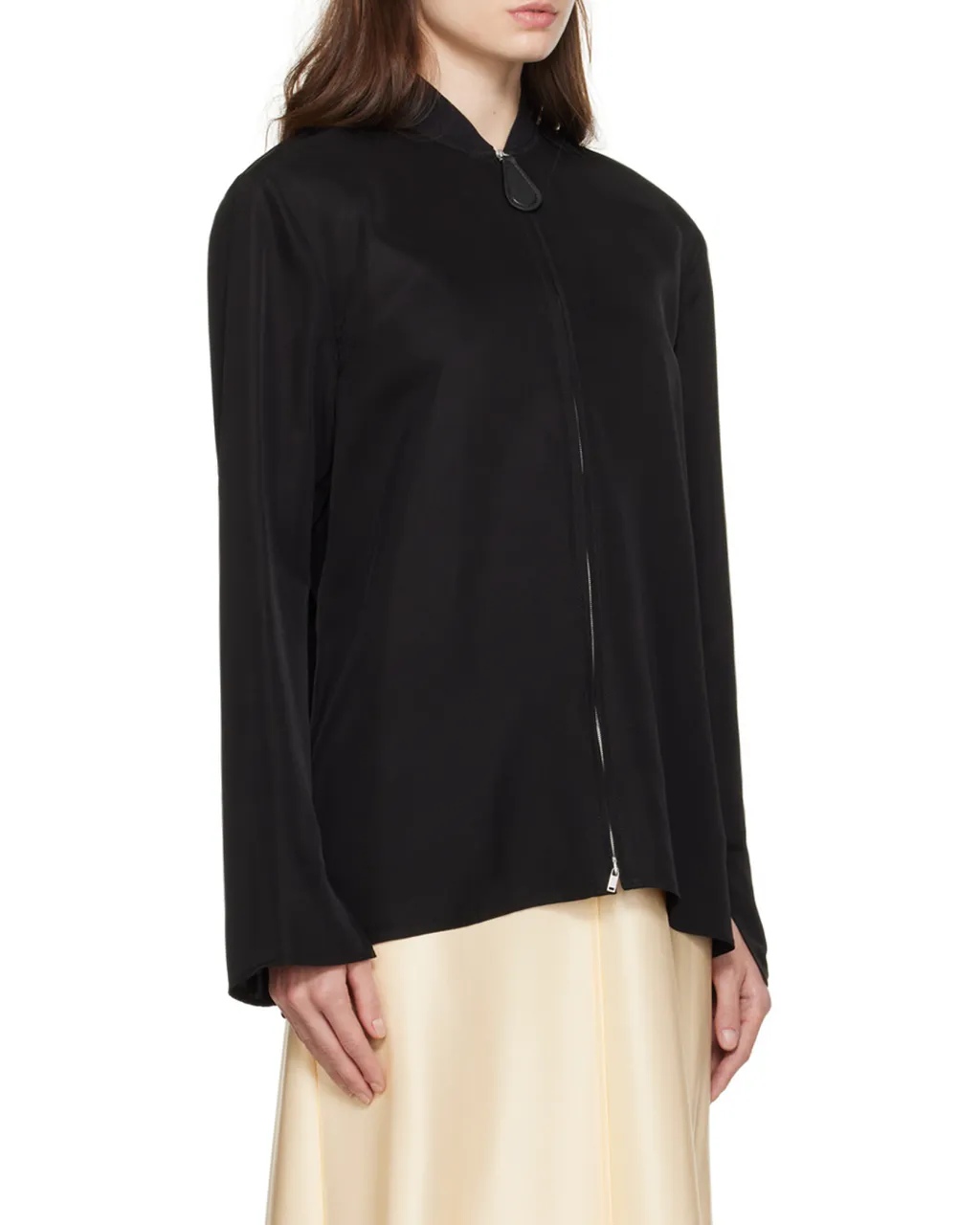 Long Sleeved Zipped Shirt