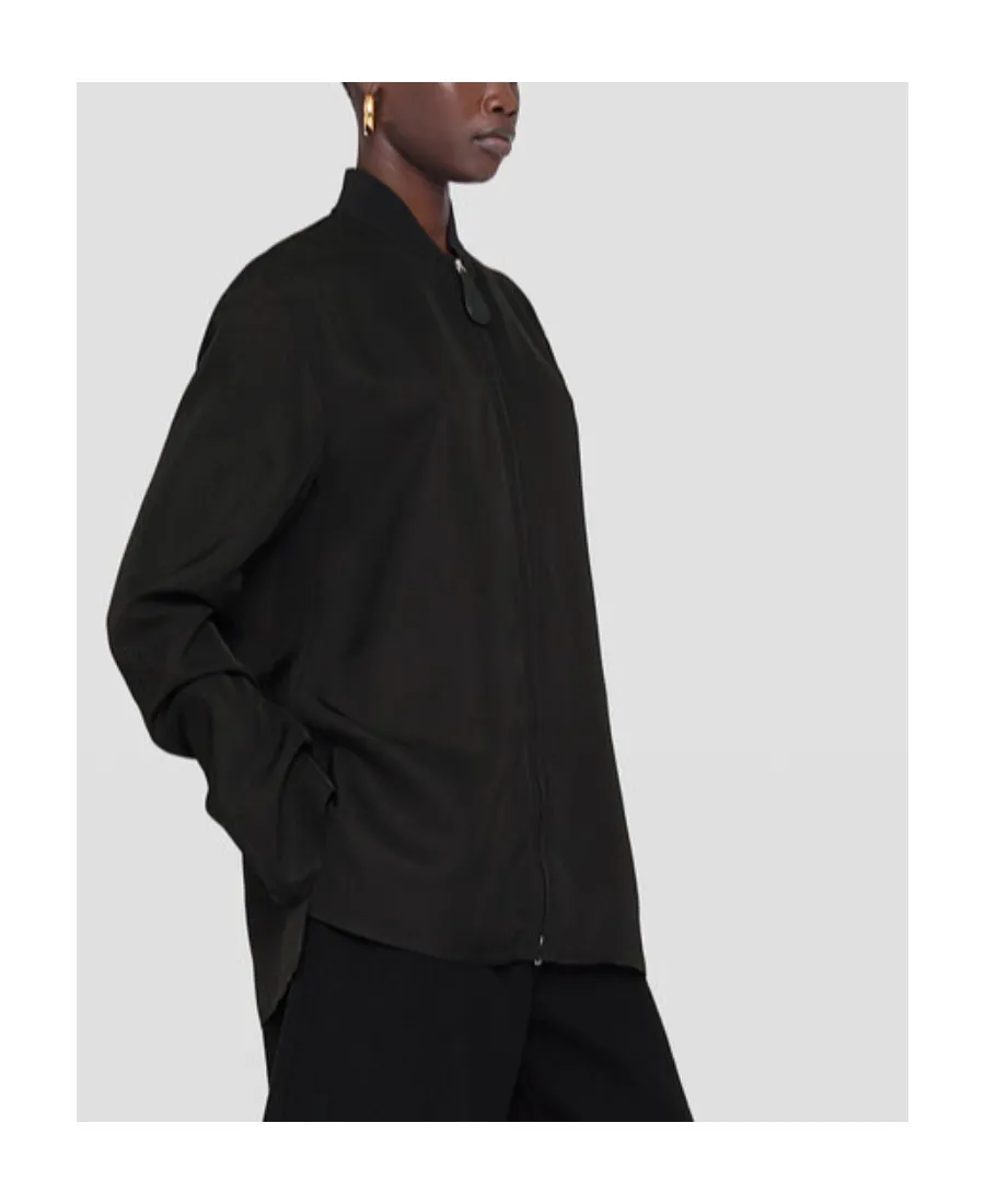 Long Sleeved Zipped Shirt