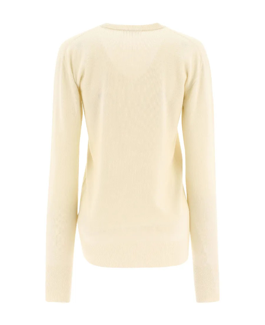Rib Knitted Crewneck Sweater