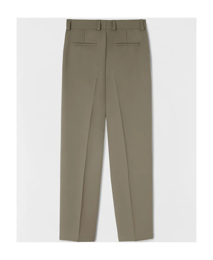 Straight-Leg Tailored Trousers