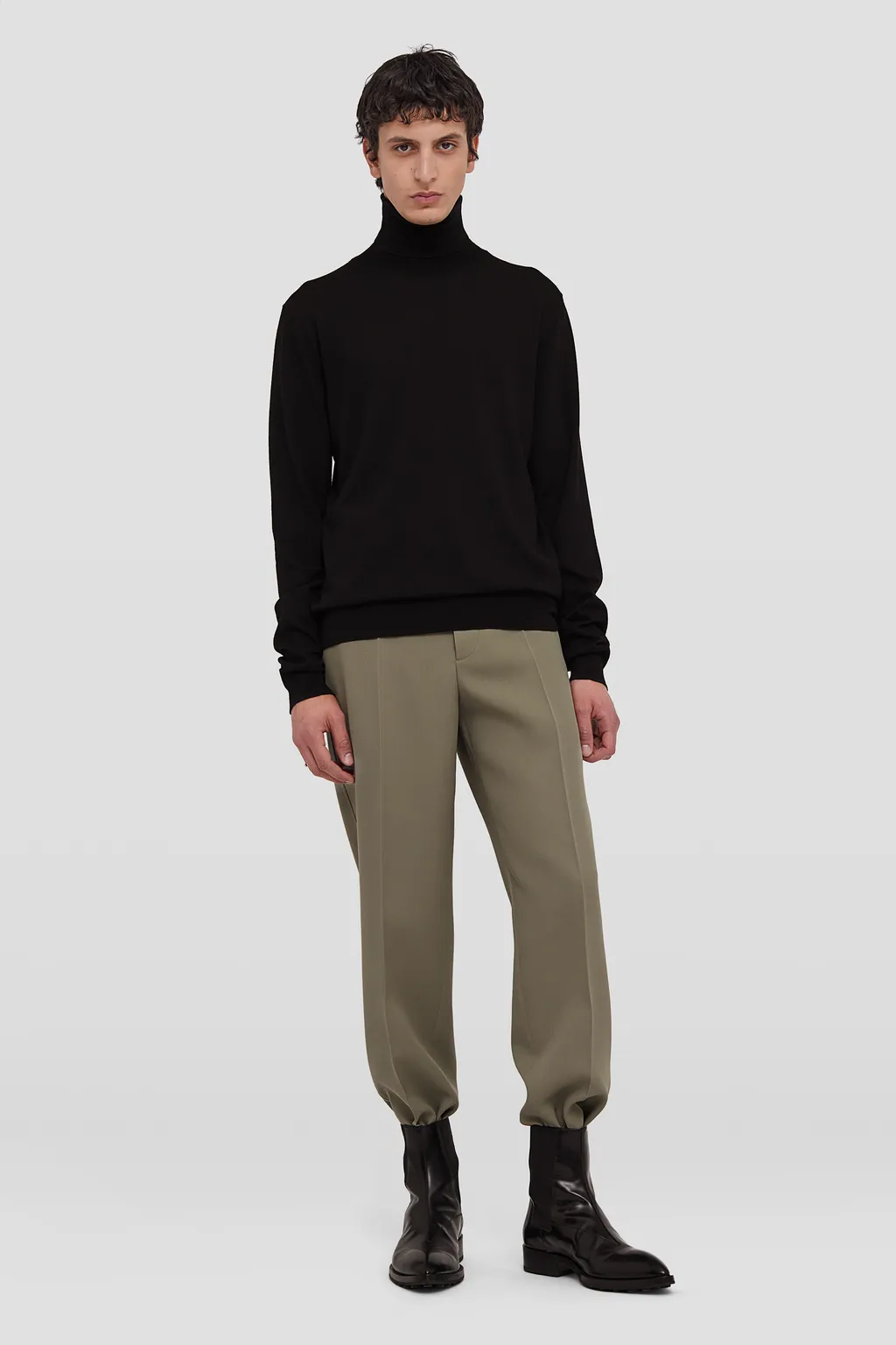 Straight-Leg Tailored Trousers
