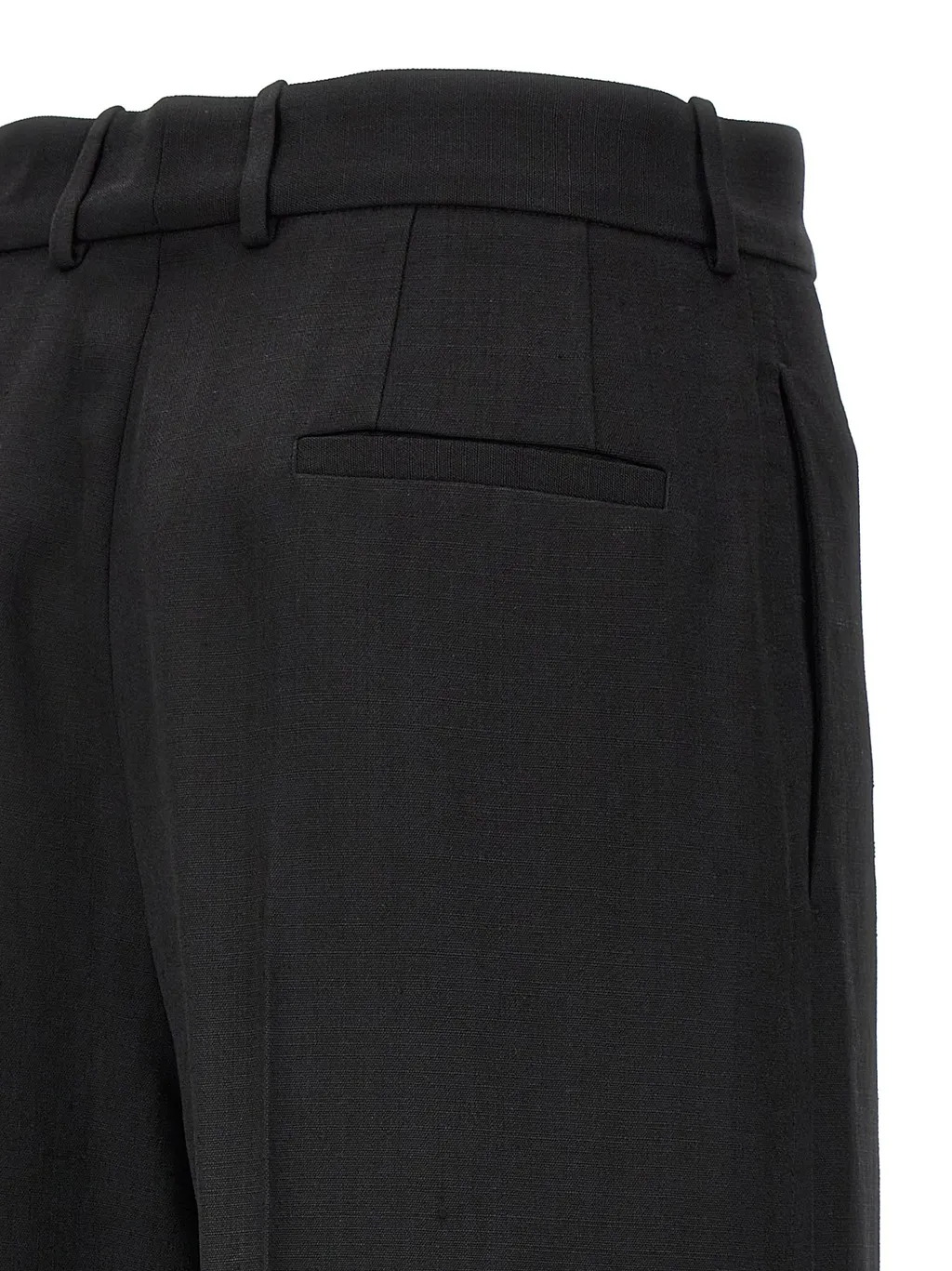 Straight-Leg Tailored Pants