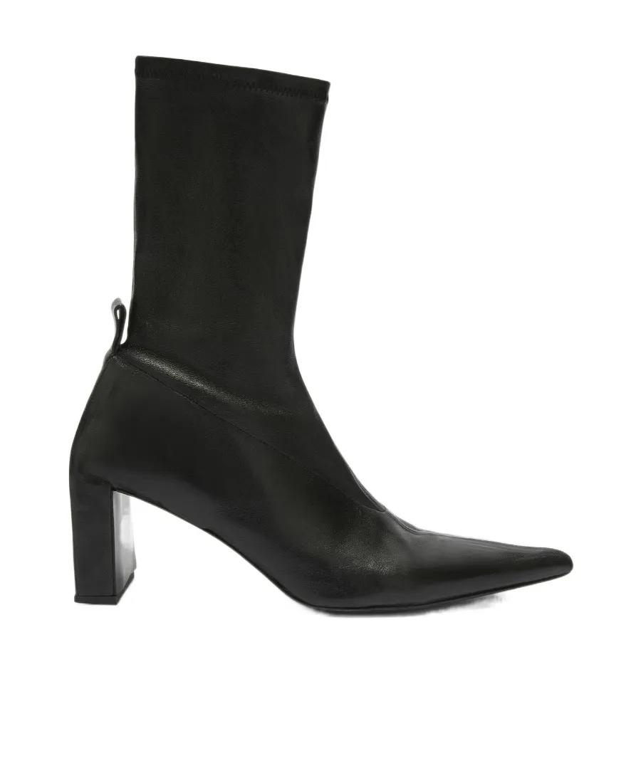 Pointed-Toe Ankle Boots