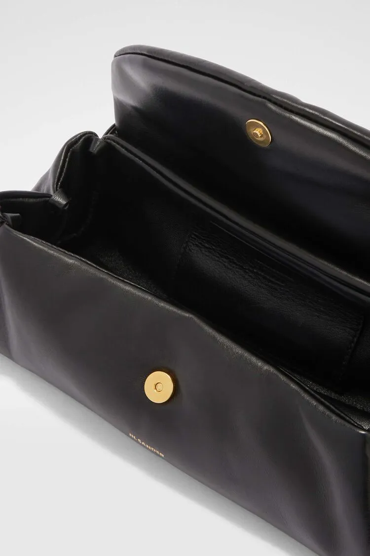 Logo Printed Padded Shoulder Bag