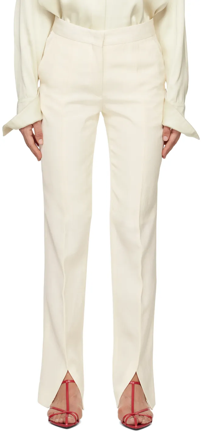 Seam Pleated Trousers