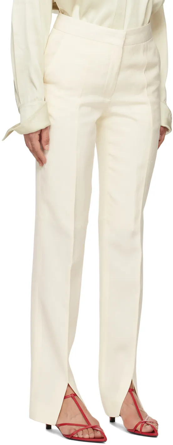 Seam Pleated Trousers