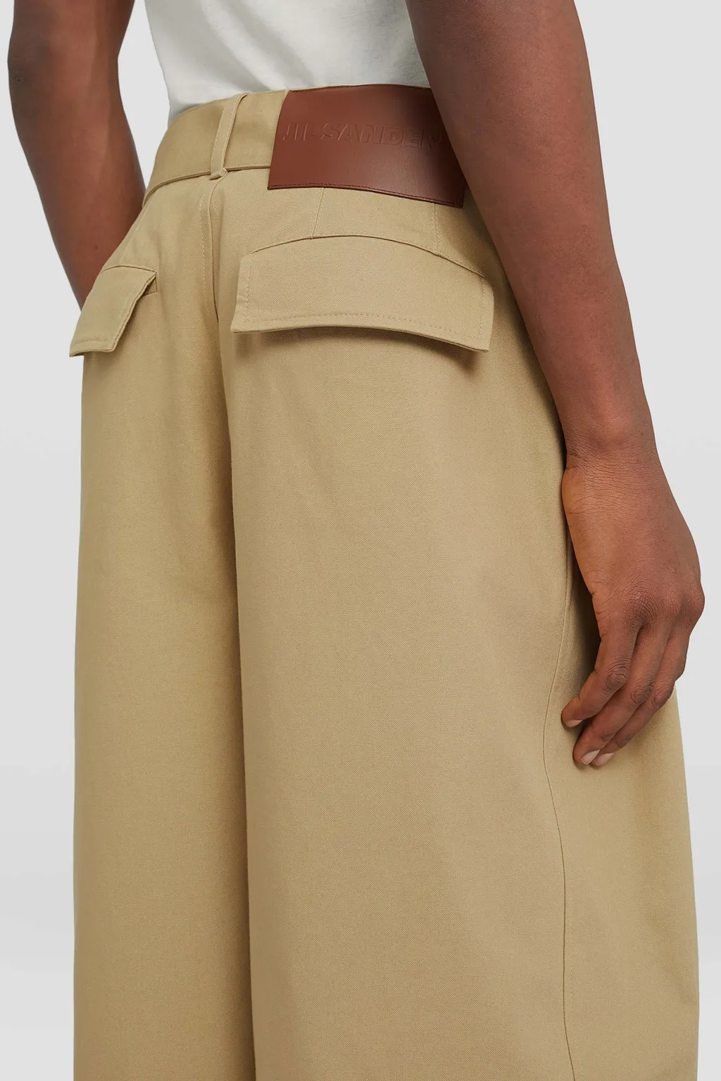 Belted Relaxed Fitting Trousers