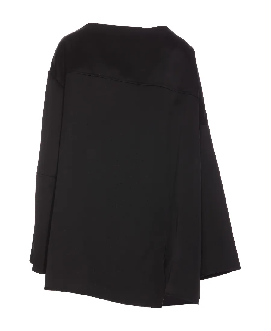 Crewneck Asymmetric Sweatshirt