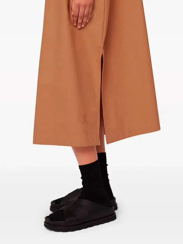 Short-Sleeved Belted Shirt Dress