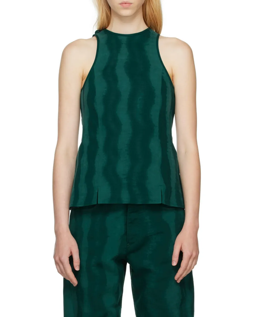 Abstract Print Sleeveless Top