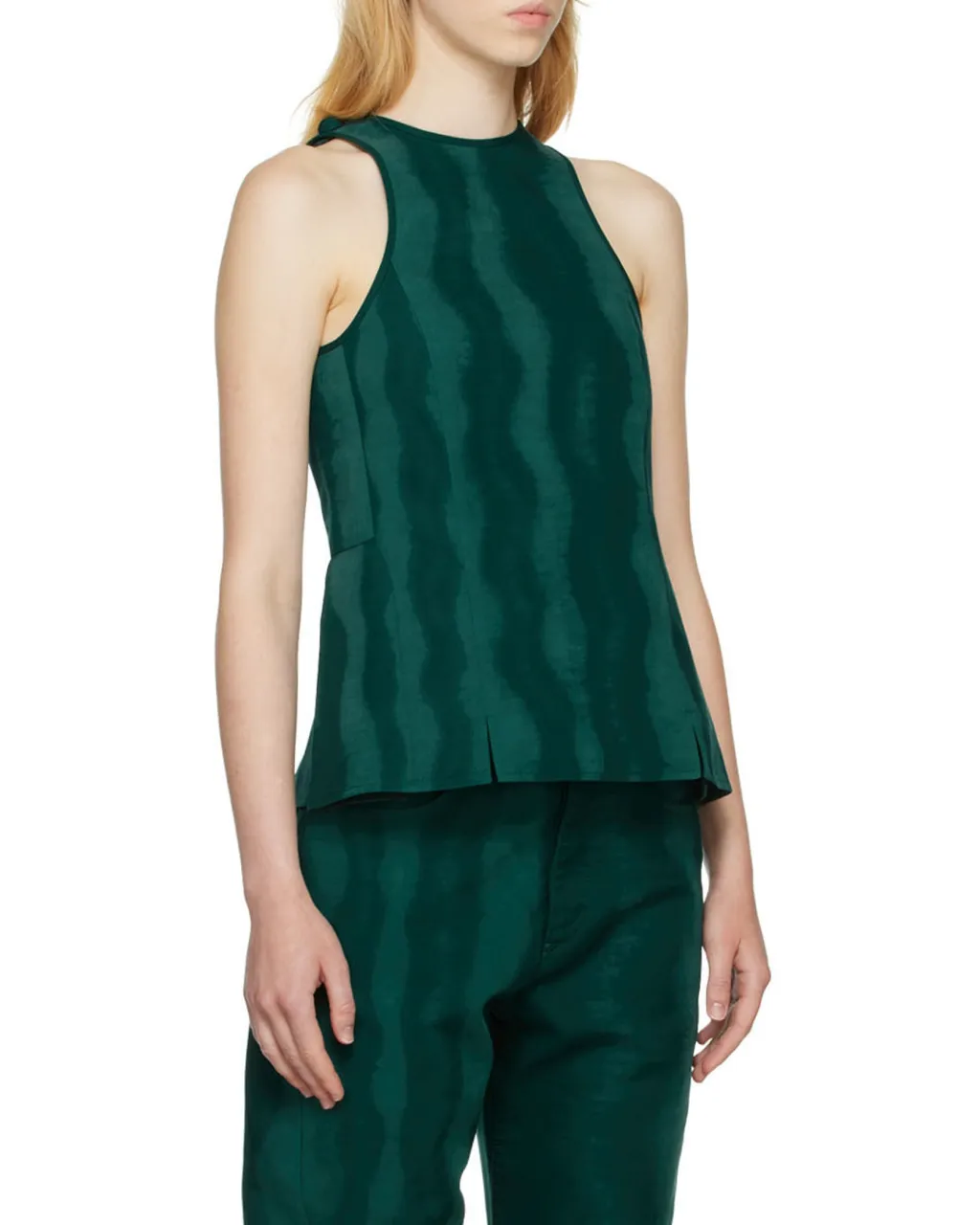 Abstract Print Sleeveless Top