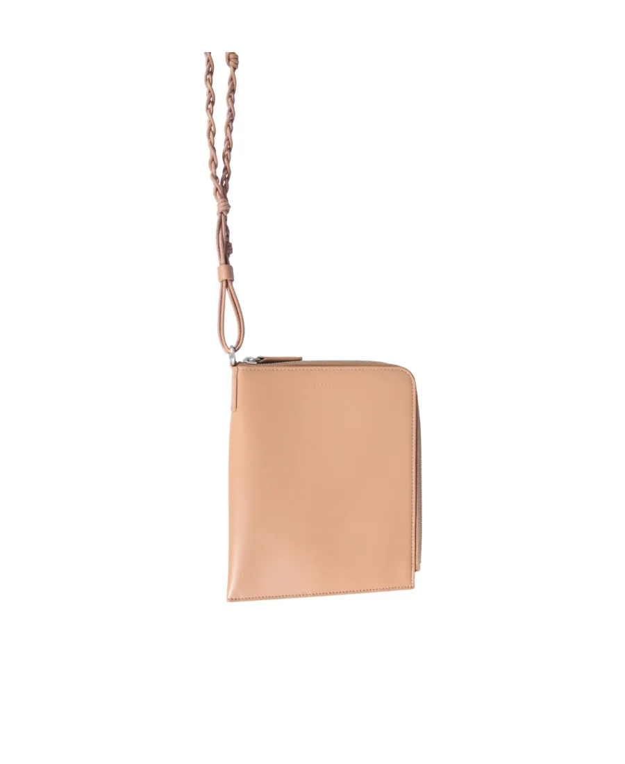 Embossed-Logo Detail Shoulder Bag