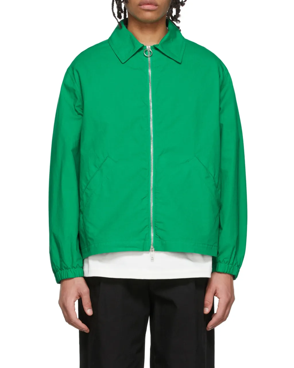 Zip-Up Cotton Jacket